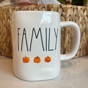 Rae Dunn Family Pumpkin watercolor mug